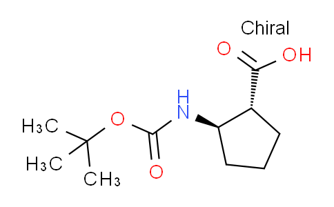 CAS No. 245115-25-7, (1R,2R)-2-((tert-Butoxycarbonyl)amino)cyclopentanecarboxylic acid