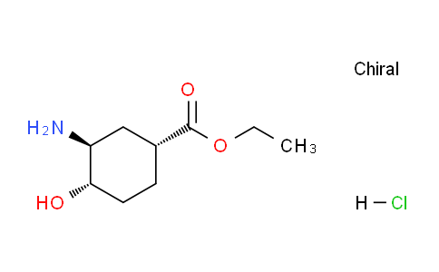 CAS No. 1392745-19-5, (1R,3S,4S)-3-Amino-4-hydroxy-cyclohexanecarboxylic acid ethyl ester hydrochloride