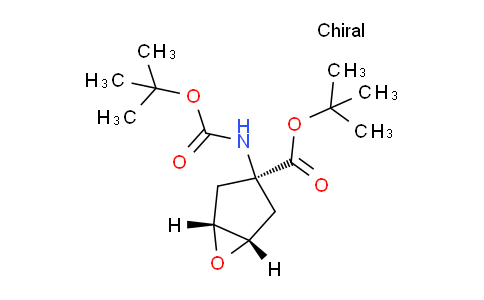 CAS No. 635318-02-4, (1R,3s,5S)-tert-Butyl 3-((tert-butoxycarbonyl)amino)-6-oxabicyclo[3.1.0]hexane-3-carboxylate
