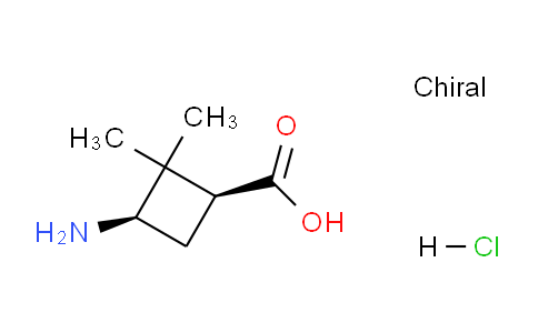 CAS No. 1476780-44-5, (1S,3R)-3-Amino-2,2-dimethylcyclobutanecarboxylic acid hydrochloride
