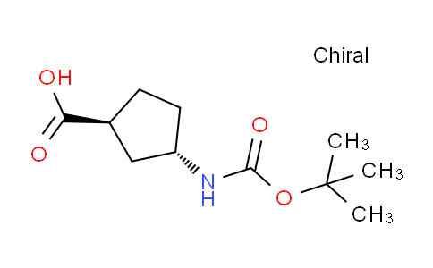 CAS No. 161601-29-2, (1S,3S)-3-((tert-Butoxycarbonyl)amino)cyclopentanecarboxylic acid