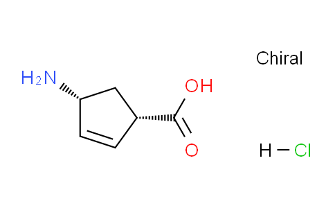 CAS No. 130931-84-9, (1S,4R)-4-Aminocyclopent-2-enecarboxylic acid hydrochloride