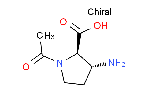 CAS No. 34748-54-4, (2R,3R)-1-Acetyl-3-aminopyrrolidine-2-carboxylic acid