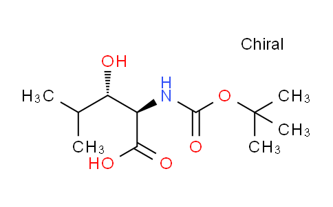 CAS No. 182959-73-5, (2R,3S)-2-((tert-Butoxycarbonyl)amino)-3-hydroxy-4-methylpentanoic acid