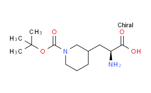 CAS No. 1217514-76-5, (2S)-2-Amino-3-(1-(tert-butoxycarbonyl)piperidin-3-yl)propanoic acid