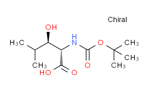 CAS No. 929198-84-5, (2S,3R)-2-((tert-Butoxycarbonyl)amino)-3-hydroxy-4-methylpentanoic acid