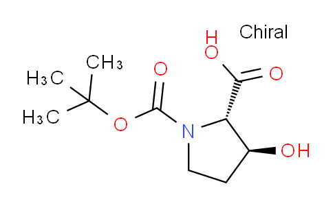 CAS No. 187039-57-2, (2S,3S)-1-(tert-Butoxycarbonyl)-3-hydroxypyrrolidine-2-carboxylic acid