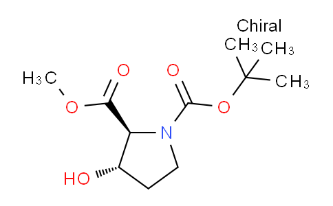 CAS No. 1449588-25-3, (2S,3S)-1-tert-Butyl 2-methyl 3-hydroxypyrrolidine-1,2-dicarboxylate