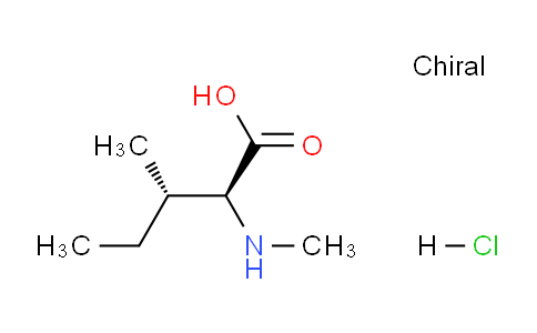 CAS No. 66866-68-0, (2S,3S)-3-Methyl-2-(methylamino)pentanoic acid hydrochloride