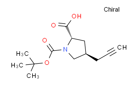CAS No. 959581-98-7, (2S,4R)-1-(tert-Butoxycarbonyl)-4-(prop-2-yn-1-yl)pyrrolidine-2-carboxylic acid