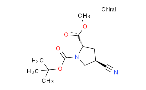 CAS No. 194163-91-2, (2S,4R)-1-tert-Butyl 2-methyl 4-cyanopyrrolidine-1,2-dicarboxylate