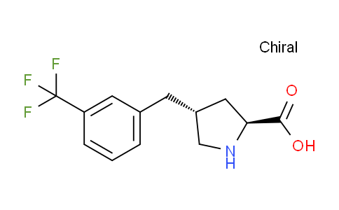 CAS No. 1049981-63-6, (2S,4R)-4-(3-(Trifluoromethyl)benzyl)pyrrolidine-2-carboxylic acid