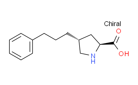CAS No. 1049982-00-4, (2S,4R)-4-(3-Phenylpropyl)pyrrolidine-2-carboxylic acid