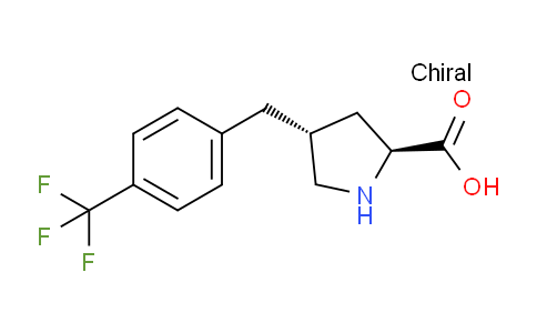 CAS No. 1049981-68-1, (2S,4R)-4-(4-(Trifluoromethyl)benzyl)pyrrolidine-2-carboxylic acid