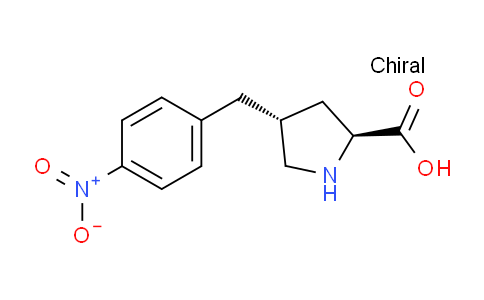 CAS No. 1049980-40-6, (2S,4R)-4-(4-Nitrobenzyl)pyrrolidine-2-carboxylic acid