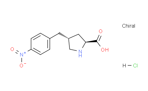 CAS No. 1049740-22-8, (2S,4R)-4-(4-Nitrobenzyl)pyrrolidine-2-carboxylic acid hydrochloride
