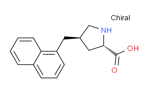 CAS No. 1049980-44-0, (2S,4R)-4-(Naphthalen-1-ylmethyl)pyrrolidine-2-carboxylic acid