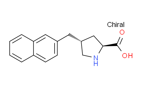 CAS No. 1049980-53-1, (2S,4R)-4-(Naphthalen-2-ylmethyl)pyrrolidine-2-carboxylic acid