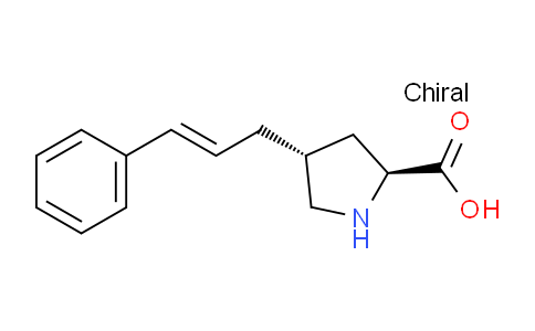 CAS No. 1049980-72-4, (2S,4R,2E)-4-Cinnamylpyrrolidine-2-carboxylic acid