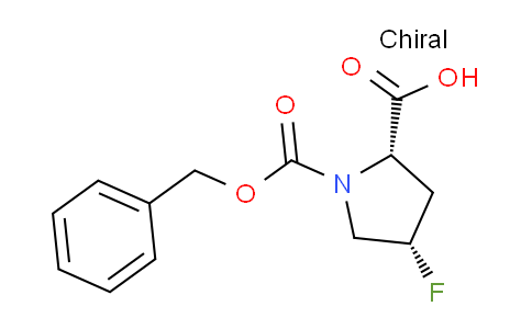 CAS No. 72204-21-8, (2S,4S)-1-((Benzyloxy)carbonyl)-4-fluoropyrrolidine-2-carboxylic acid