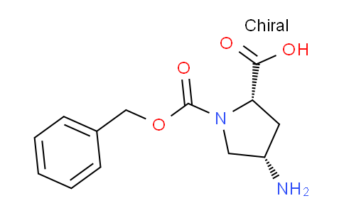 CAS No. 281666-43-1, (2S,4S)-4-Amino-1-((benzyloxy)carbonyl)pyrrolidine-2-carboxylic acid