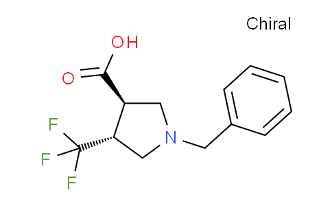 CAS No. 184844-96-0, (3R,4R)-1-Benzyl-4-(trifluoromethyl)pyrrolidine-3-carboxylic acid