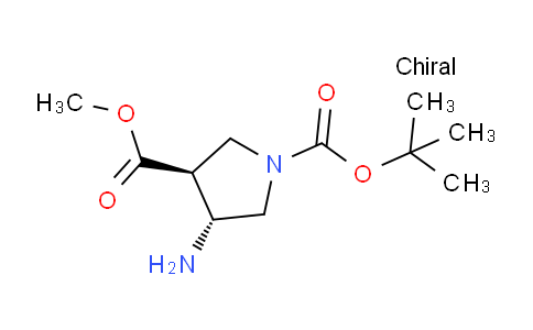 CAS No. 362488-42-4, (3S,4R)-1-tert-Butyl 3-methyl 4-aminopyrrolidine-1,3-dicarboxylate