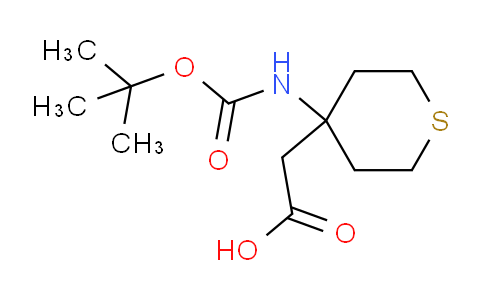 CAS No. 946761-08-6, (4-Boc-amino-tetrahydrothiopyran-4-yl)acetic acid