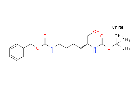CAS No. 252940-35-5, (R)-(5-tert-Butoxycarbonylamino-6-hydroxyhexyl)carbamic acid benzyl ester
