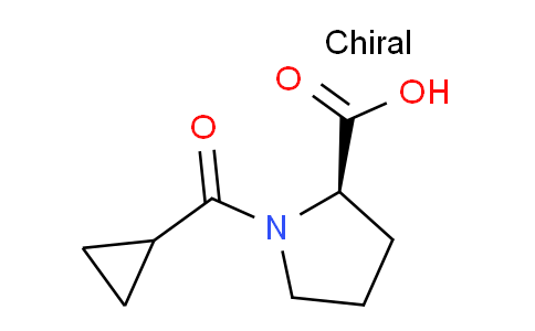 CAS No. 1344953-31-6, (R)-1-(Cyclopropanecarbonyl)pyrrolidine-2-carboxylic acid