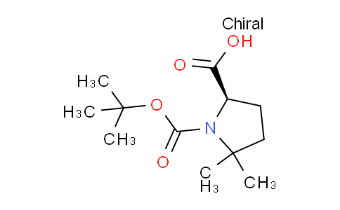 CAS No. 1310680-32-0, (R)-1-(tert-Butoxycarbonyl)-5,5-dimethylpyrrolidine-2-carboxylic acid