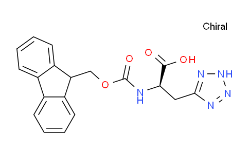 CAS No. 1464137-20-9, (R)-2-((((9H-Fluoren-9-yl)methoxy)carbonyl)amino)-3-(2H-tetrazol-5-yl)propanoic acid
