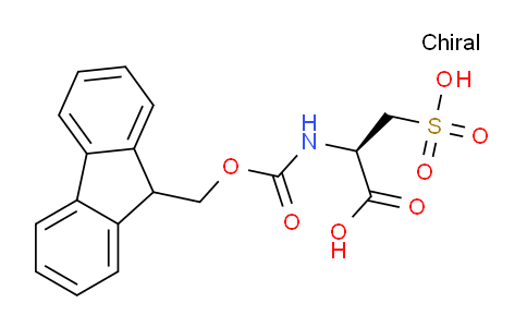 CAS No. 751470-47-0, (R)-2-((((9H-Fluoren-9-yl)methoxy)carbonyl)amino)-3-sulfopropanoic acid