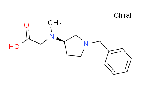 CAS No. 1354001-53-8, (R)-2-((1-Benzylpyrrolidin-3-yl)(methyl)amino)acetic acid