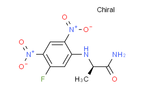 CAS No. 132055-99-3, (R)-2-((5-Fluoro-2,4-dinitrophenyl)amino)propanamide