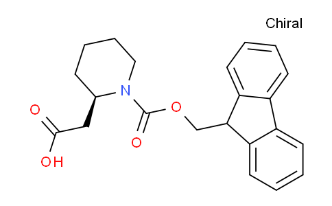 CAS No. 193693-63-9, (R)-2-(1-(((9H-Fluoren-9-yl)methoxy)carbonyl)piperidin-2-yl)acetic acid