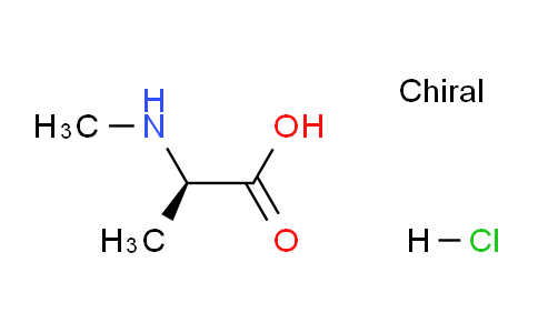 CAS No. 1155878-14-0, (R)-2-(Methylamino)propanoic acid hydrochloride