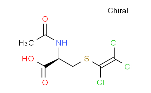CAS No. 111348-61-9, (R)-2-Acetamido-3-((1,2,2-trichlorovinyl)thio)propanoic acid