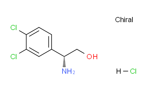 CAS No. 1810074-84-0, (R)-2-Amino-2-(3,4-dichlorophenyl)ethanol hydrochloride