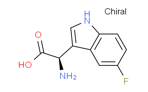 CAS No. 1270001-27-8, (R)-2-Amino-2-(5-fluoro-1H-indol-3-yl)acetic acid