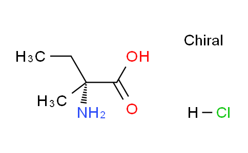 CAS No. 73473-40-2, (R)-2-Amino-2-methylbutanoic acid hydrochloride