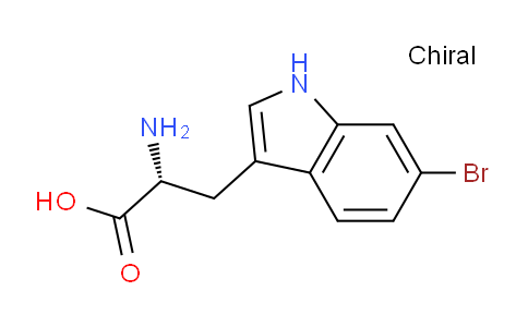 CAS No. 496930-10-0, (R)-2-Amino-3-(6-bromo-1H-indol-3-yl)propanoic acid