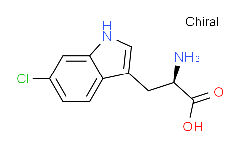 CAS No. 56632-86-1, (R)-2-Amino-3-(6-chloro-1H-indol-3-yl)propanoic acid