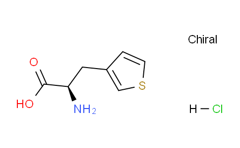CAS No. 152612-26-5, (R)-2-Amino-3-(thiophen-3-yl)propanoic acid hydrochloride
