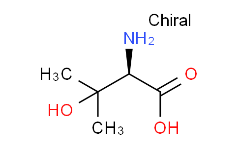 CAS No. 2280-48-0, (R)-2-Amino-3-hydroxy-3-methylbutanoic acid