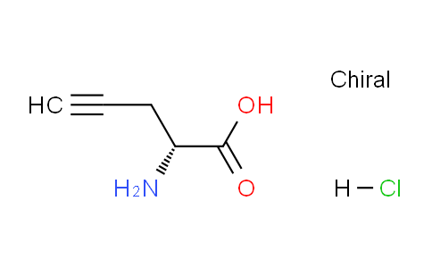 CAS No. 87205-47-8, (R)-2-Aminopent-4-ynoic acid hydrochloride
