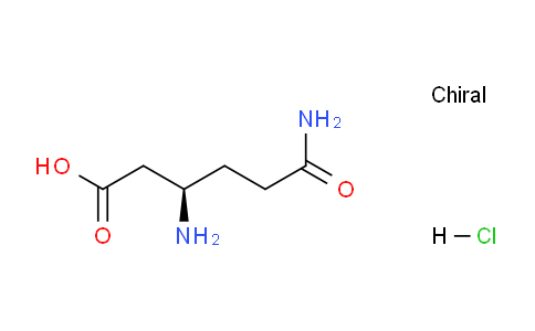 CAS No. 1301706-58-0, (R)-3,6-Diamino-6-oxohexanoic acid hydrochloride