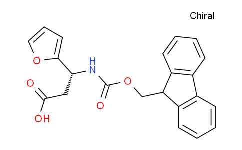 CAS No. 1217662-55-9, (R)-3-((((9H-Fluoren-9-yl)methoxy)carbonyl)amino)-3-(furan-2-yl)propanoic acid