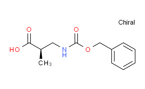 CAS No. 132696-46-9, (R)-3-(((Benzyloxy)carbonyl)amino)-2-methylpropanoic acid