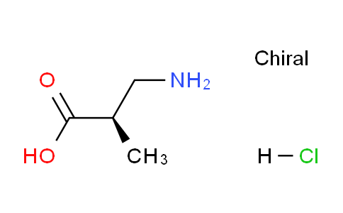 CAS No. 132605-98-2, (R)-3-Amino-2-methylpropanoic acid hydrochloride